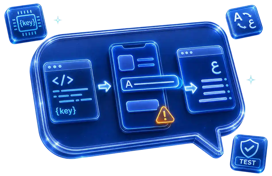 Localization engineering risk illustration