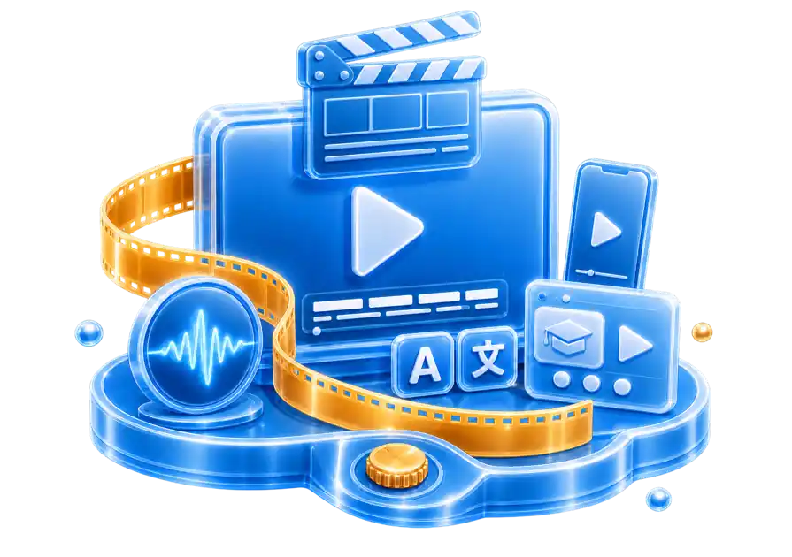 Multimedia localization illustration
