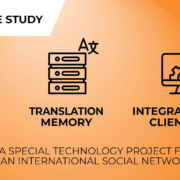 Promo image - A special technology project for an international social network