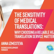 Promo image - Publication - The sensitivity of medical translations